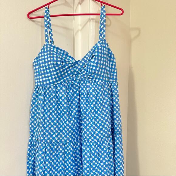 Lilly Pulitzer Shylee Cotton Maxi Dress Size 10 - Picture 7 of 16